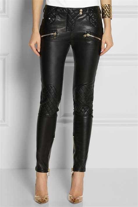 balmain leather pants replica|balmain clothing for women.